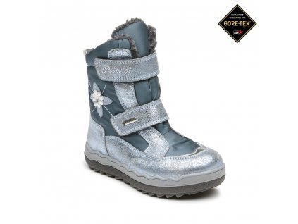 Dívčí zimní boty na suchý zip s aplikacemi - Gore-Tex 2386733