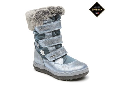 Dívčí zimní boty s kožešinou na tři suché zipy - Gore-Tex 2386811