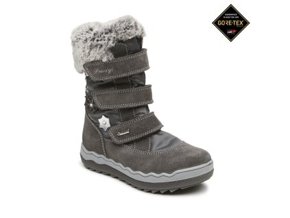 Dívčí zimní boty s kožešinou na tři suché zipy - Gore-Tex 2386822