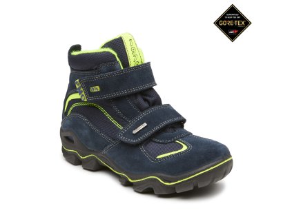 Chlapecké zimní kotníkové boty se suchými zipy - Gore-Tex 2394211