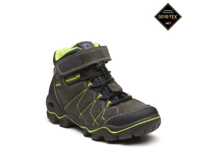 Chlapecké kotníkové boty s gumičkami a suchým zipem - Gore-Tex 2394311