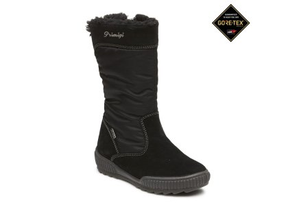 Dívčí kozačky na zip s kožešinou - Gore-Tex 2384722