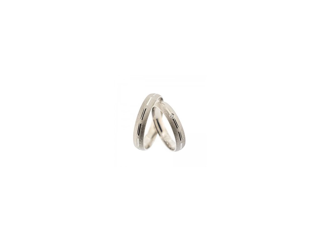 826 - stříbrné snubní prsteny (Typ prstenu Pánský, Velikost (pánský) 76)