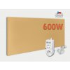 infrapanel s termostatem 600w karamel