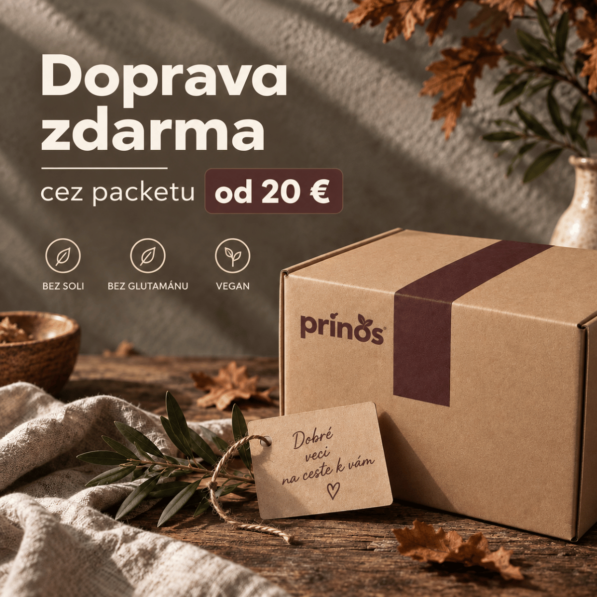 Doprava cez Packetu zdarma pri nákupe od 20 €