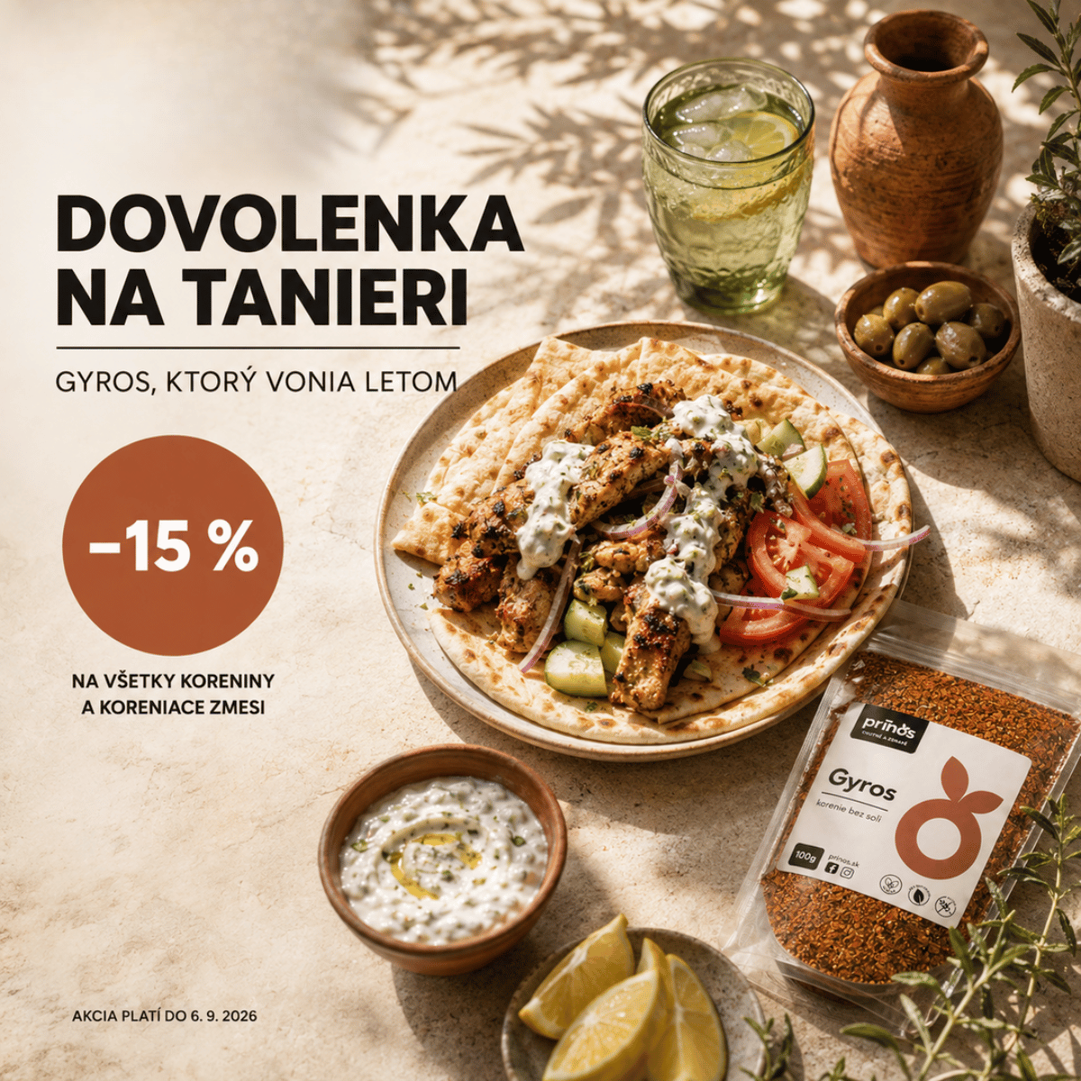 Gyros korenie PRINOS so zľavou 15 %