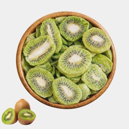 lyofilizované kiwi