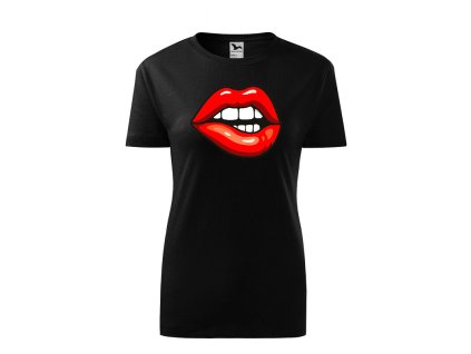 damske tricko kiss red