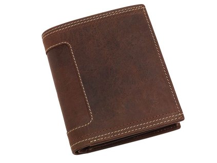 Printek3D kožená peněženka wild style - hnědá