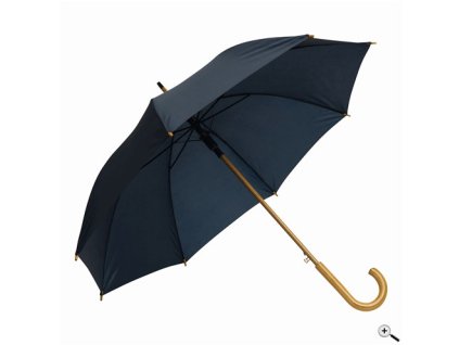 Printek3D automatický dřevěný deštník s kovovými žebry - elegance