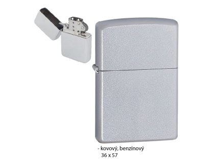 Printek3D kovový benzínový zapalovač - stříbrný