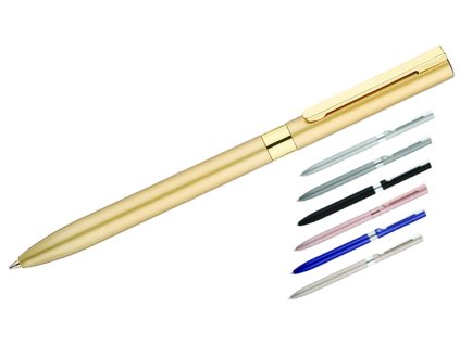 Printek3D kovová gelová propiska s otočným mechanismem