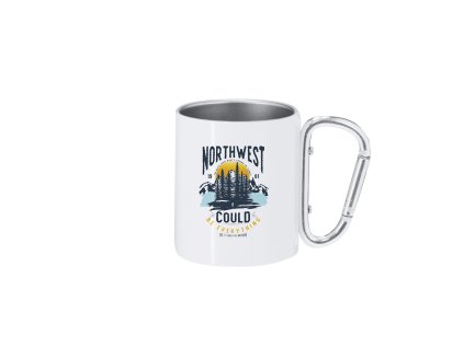 Printek3D kovový sublimační hrnek s karabinou - 220ml