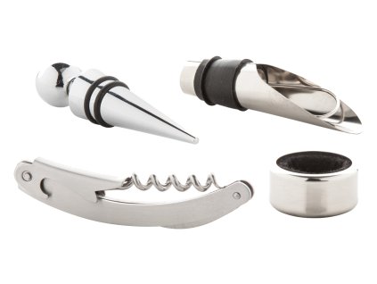 Printek3D sada na víno v černé dárkové krabičce - 4 dílná