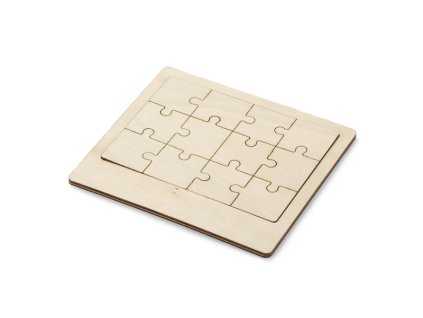 Printek3D dřevěné puzzle s firemním logem - 148x165x4mm