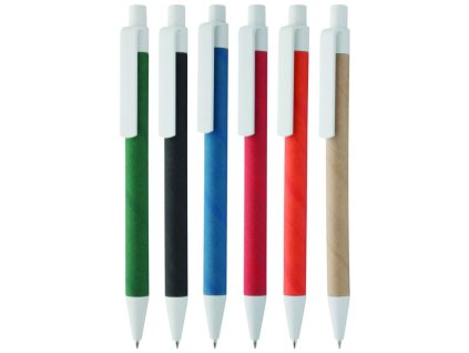 Printek 3D Kuličkové pero z recyklovaného papíru s bílými doplňky