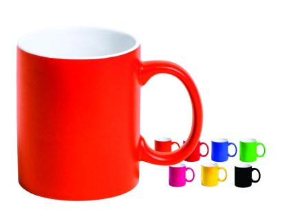 Printek3D barevný keramický hrnek s bílým vnitřkem - 350ml