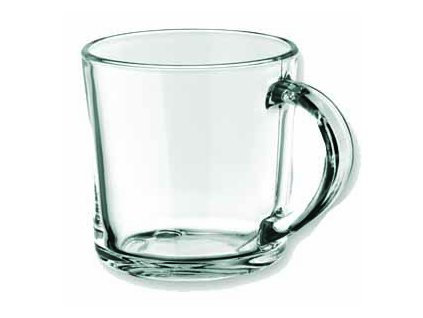 Printek3D čirý skleněný hrnek se smajlíkem na dně - 200ml