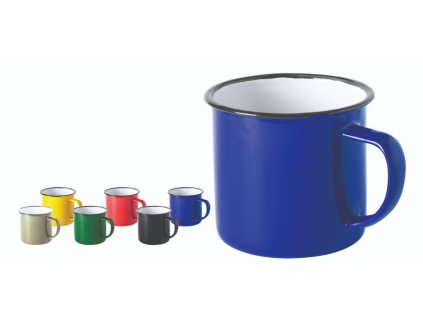 Printek3D smaltovaný kovový plecháček - 350ml