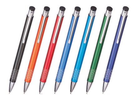 Printek3D kovová hliníková propiska - bílá