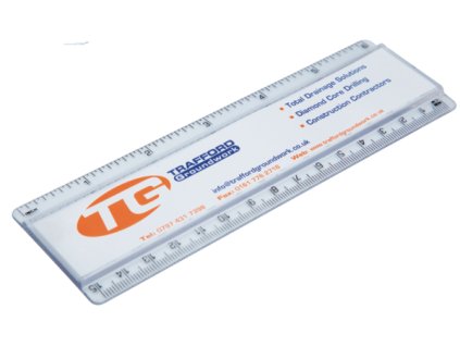 Pravítko s vloženým papírkem-15cm