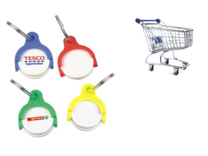 Printek3D klíčenka se 2 žetony - netransparentní