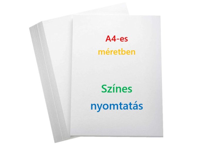 A4 színes