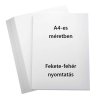 A4 fekete fehér