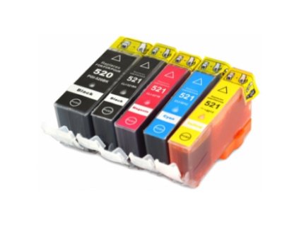 Canon PGI-520BK / CLI-521BKCMY, multipak, kompatibilní cartridge