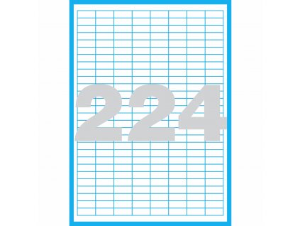 25x10 mm print etikety samolepici etikety