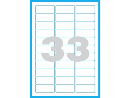 60x25 mm print etikety samolepici etikety