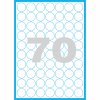 kruh 27 mm print etikety samolepici etikety