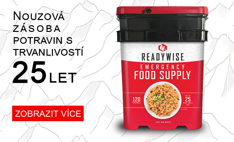 Nouzové zásoby na 12 měsíců pro 4 osoby