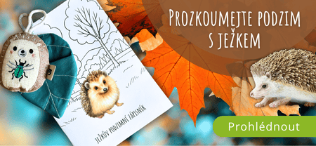 Prozkoumejte podzim s ježkovým zápisníkem