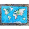 mapa světa textilní