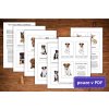 Karty v pdf - vícesložkové karty plemena psů a štěňata