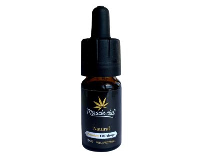 Miracle 24% konopný CBD olej, full spectrum 10 ml