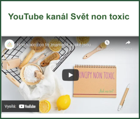 YouTube Svět non Toxic