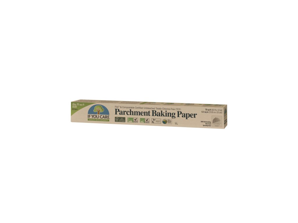 IF YOU CARE Pergamenový nebělený pečící papír role 6,5 m (1 ks)