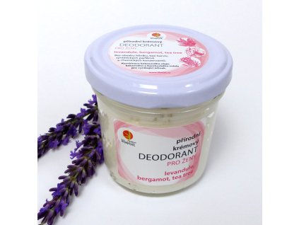 Libebit přírodní krémový deodorant pro ženy 90ml ve skle exp. 2/26 (pouze 2ks)