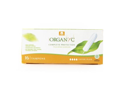 Organyc menstruační tampony z biobavlny SUPER PLUS 16 ks