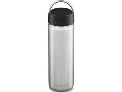 Nerezová lahev Klean Kanteen Wide w/Wide Loop Cap 800ml brushed stainless