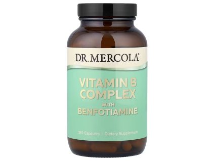 Dr. Mercola Vitamín B Complex s Benfotiaminem 60 kapslí