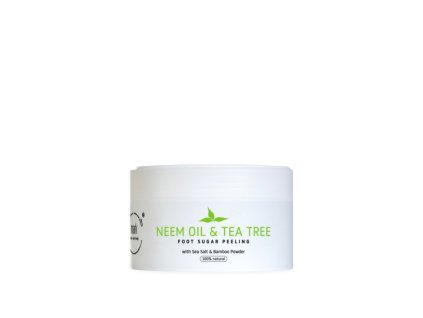 MARK sugar foot scrub Neem & Tea tree oil - s bambusovým pudrem EX 12/2022