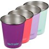 Klean Kanteen Sada dětských nerezových pohárků Klean Kanteen Kid Cup 10oz - 4 Pack - 295 ml