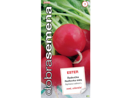Ředkvička raná červená - Ester 3g