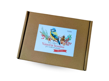 Dárková sada Vánoční hostina pro venkovní ptáčky DIY