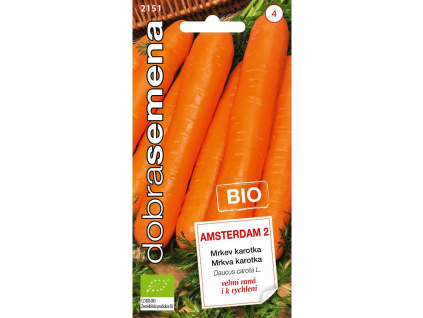 bio mrkev karotka amsterdam 2 2 g