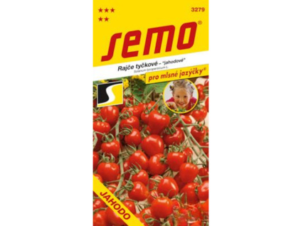 Rajče tyč. jahodové - Jahodo 30s - série JAZÝČKY