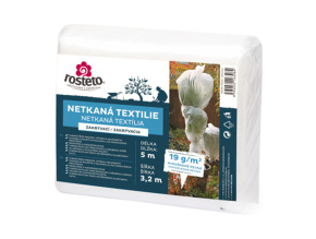 Netkaná textilie - bílá 19g šíře 5 x 3,2 m